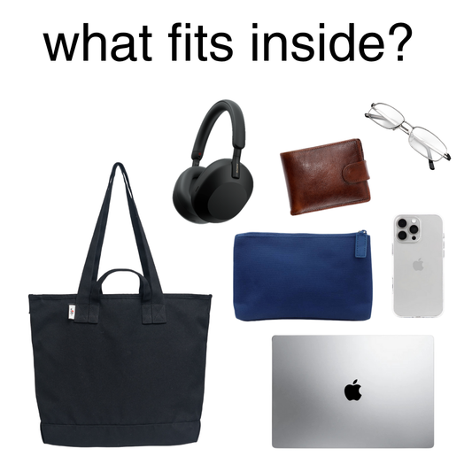 Ahona Tote Bag: Black