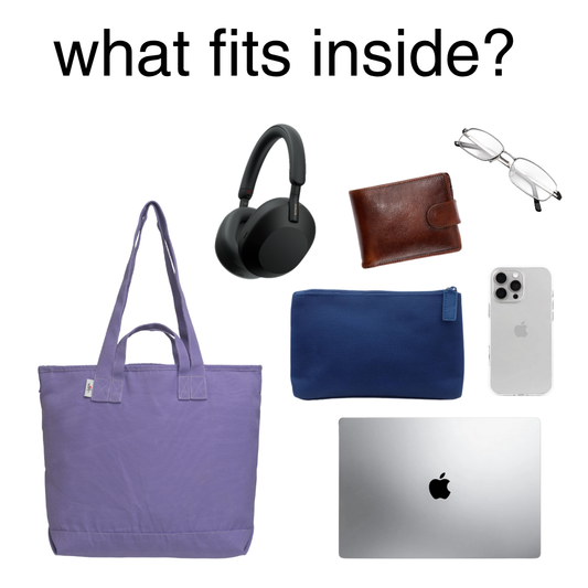 Ahona Tote Bag: Purple