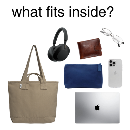 Ahona Tote Bag: Khaki