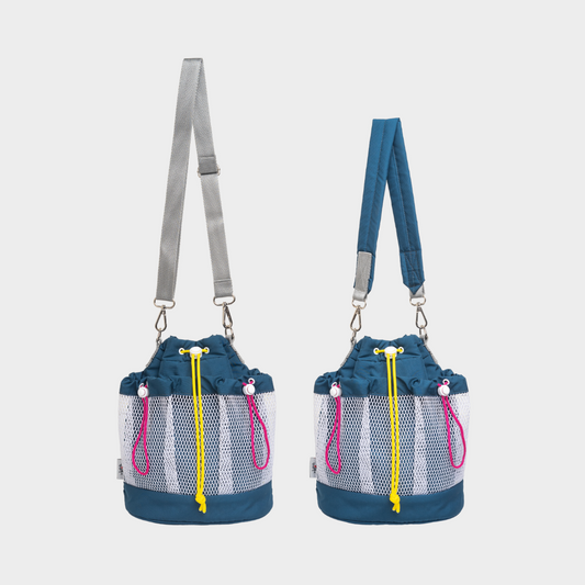 Cassia Sling Bag: Darkgreenblue