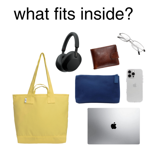 Ahona Tote Bag: Yellow