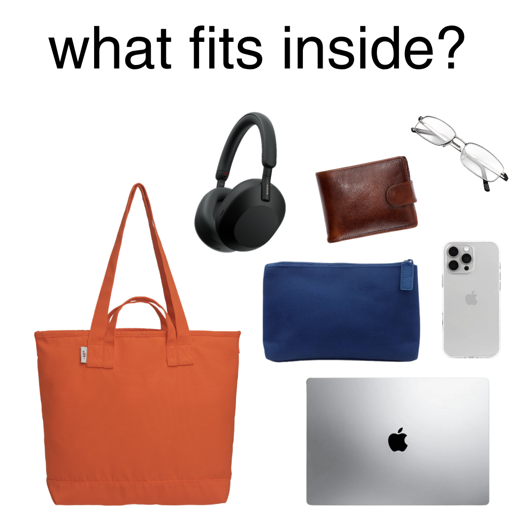 Ahona Tote Bag: Orange